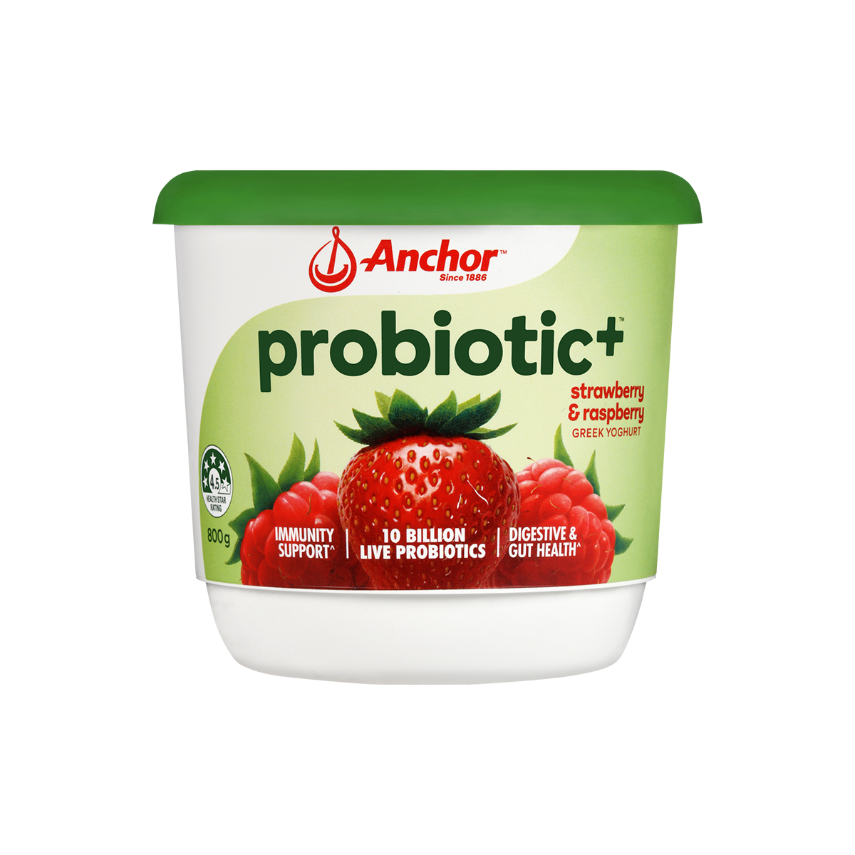 Anchor Probiotic+ Strawberry & Raspberry 